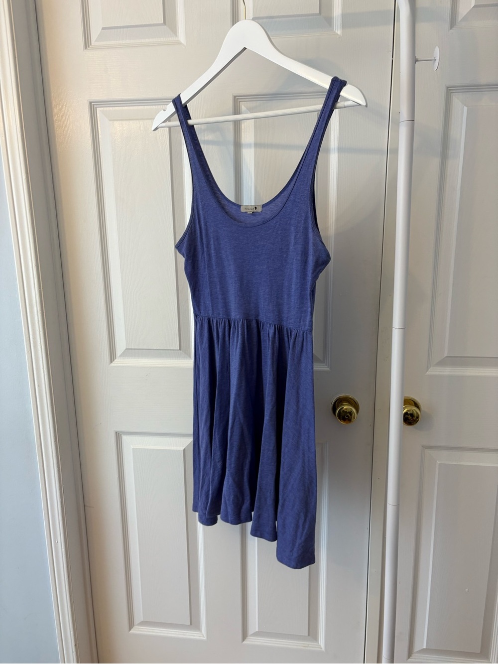 3/$30 Aritzia Tulala Sleeveless Blue Scoop Neck Sundress Size Small - Picture 8 of 10